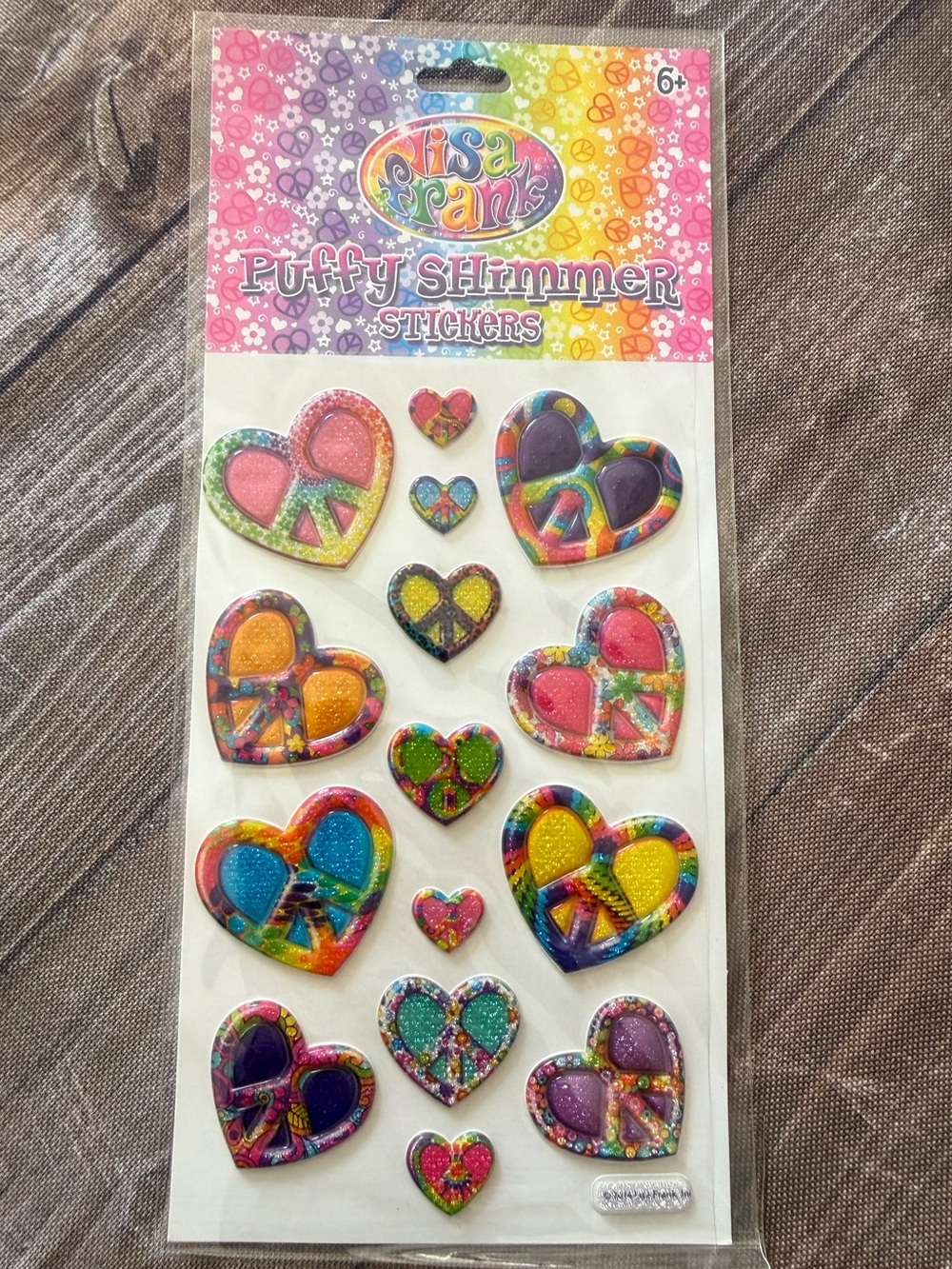 Lisa Frank sticker sheet